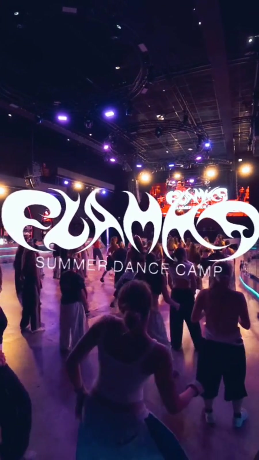 Choreography, movement and saturated stage light.